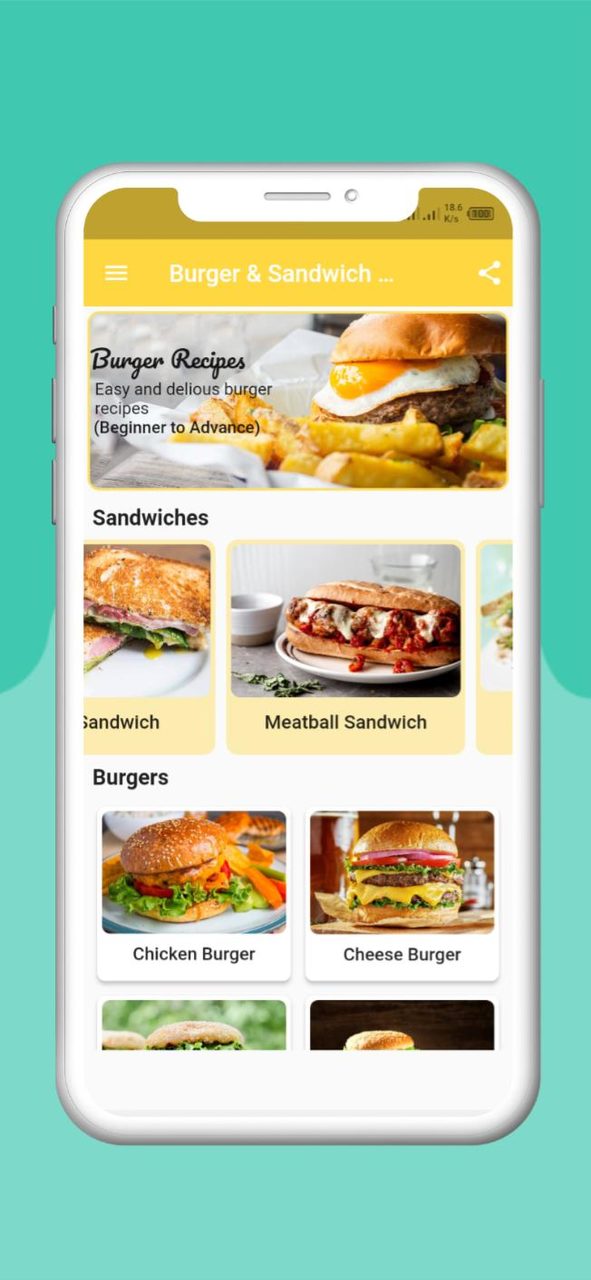 Burger recipes Offline screenshot image 5_Popularmodapk.com