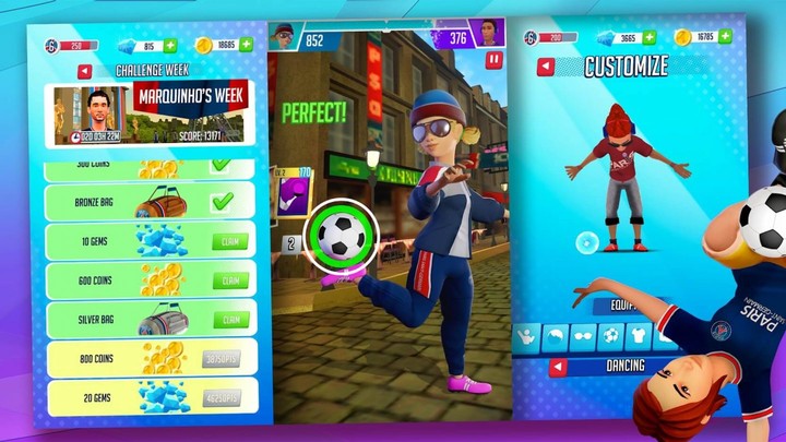 PSG Soccer Freestyle 2022<span>(Free Rewards)</span> screenshot image 2_Popularmodapk.com