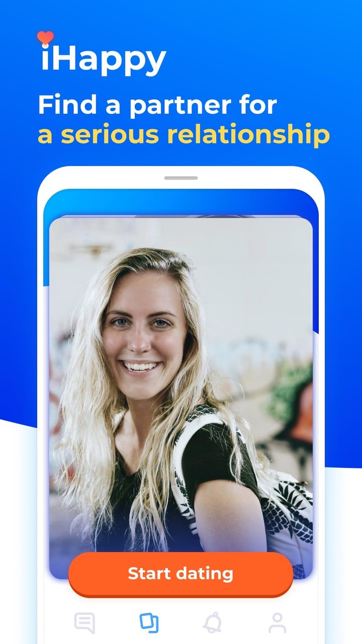 Dating with singles - iHappy screenshot image 1_Popularmodapk.com