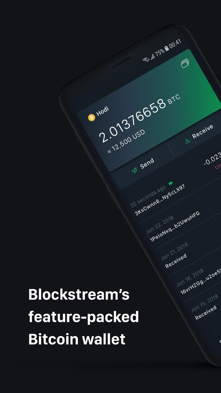 Green: Bitcoin Wallet screenshot image 1_Popularmodapk.com