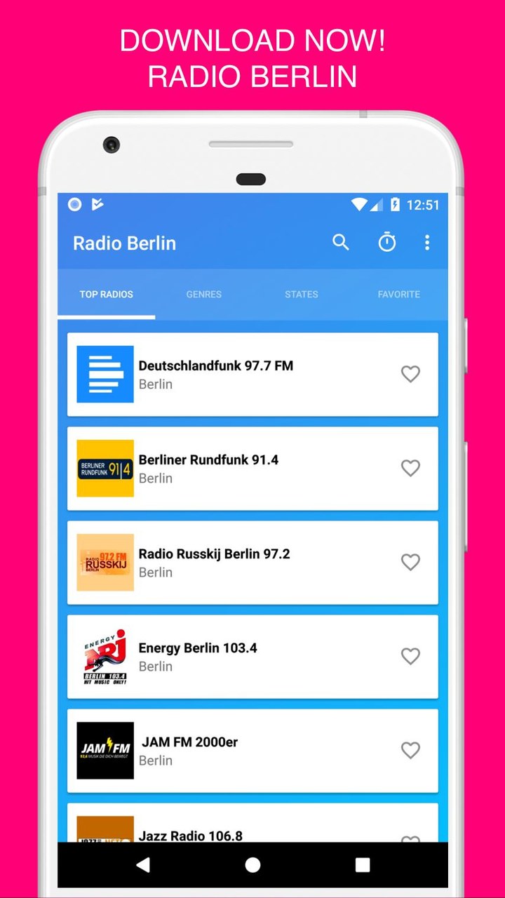 Radio Berlin - Internet Radio App screenshot image 1_Popularmodapk.com