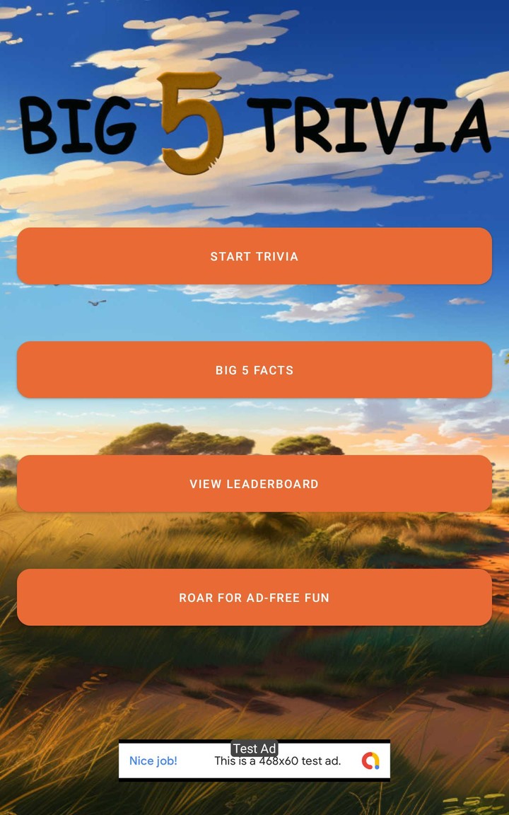 Big 5 Trivia screenshot image 4_Popularmodapk.com