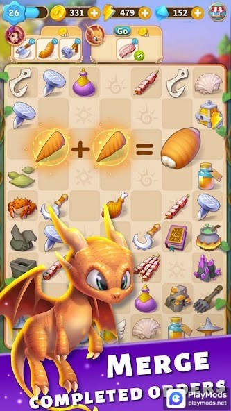 Myst Merge - Elf & Dargon<span>(Free purchase)</span> screenshot image 2_Popularmodapk.com