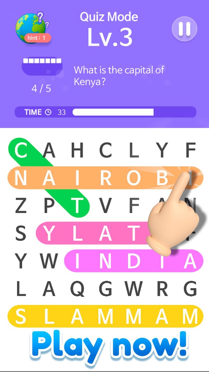 Word Search - Connect letters screenshot image 2_Popularmodapk.com