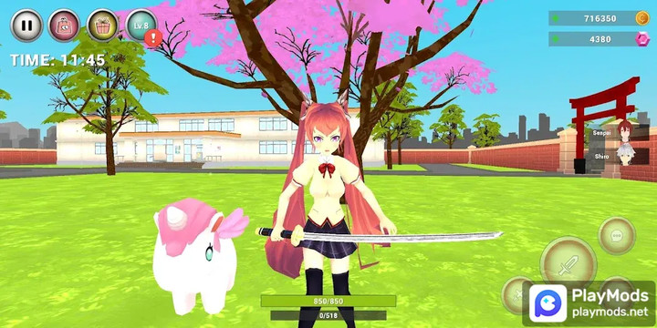 Anime High School Simulator<span>(Unlimited Money)</span> screenshot image 2_Popularmodapk.com