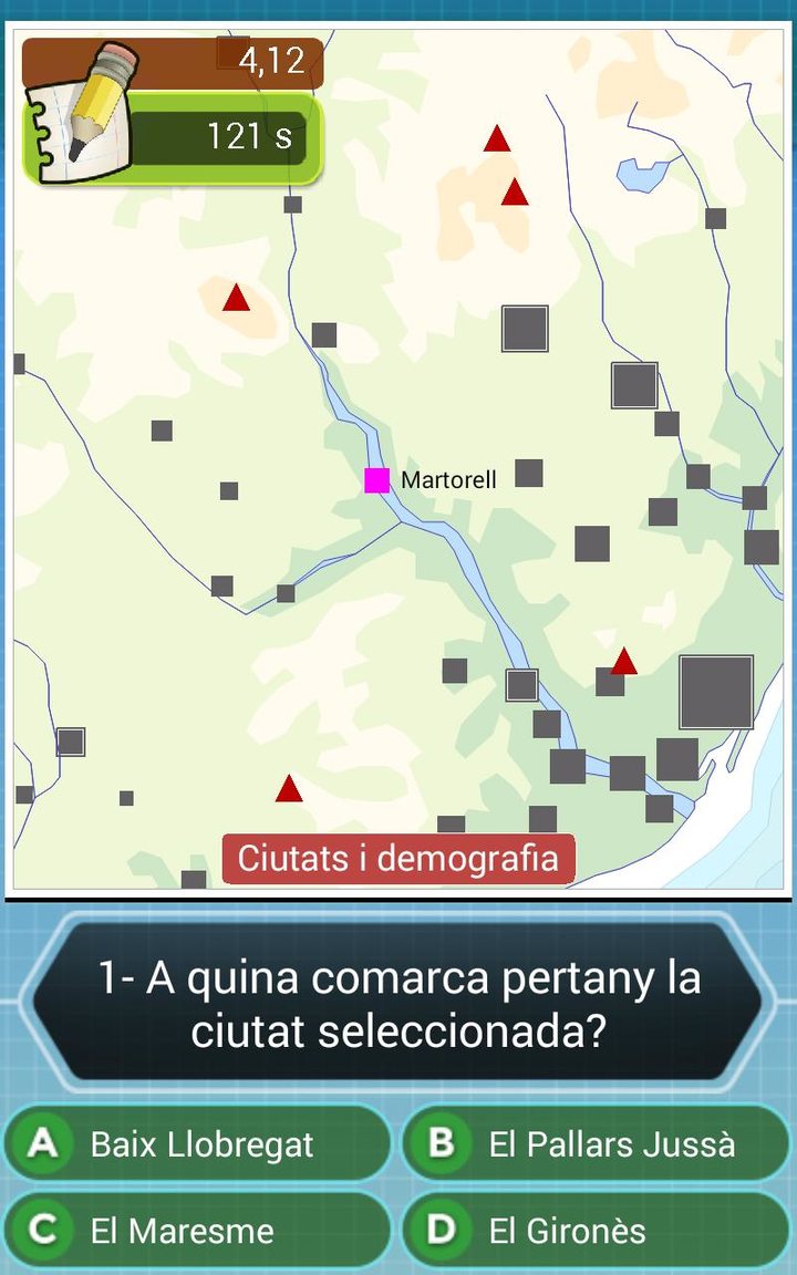 Catalunya Comarques Geografia screenshot image 4_Popularmodapk.com