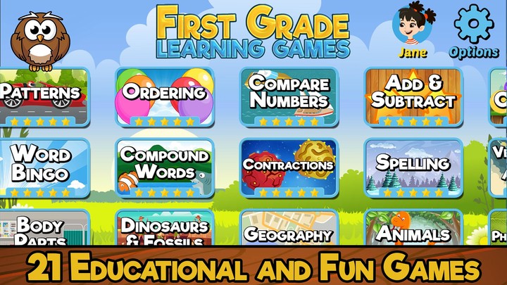 First Grade Learning Games screenshot image 1_Popularmodapk.com