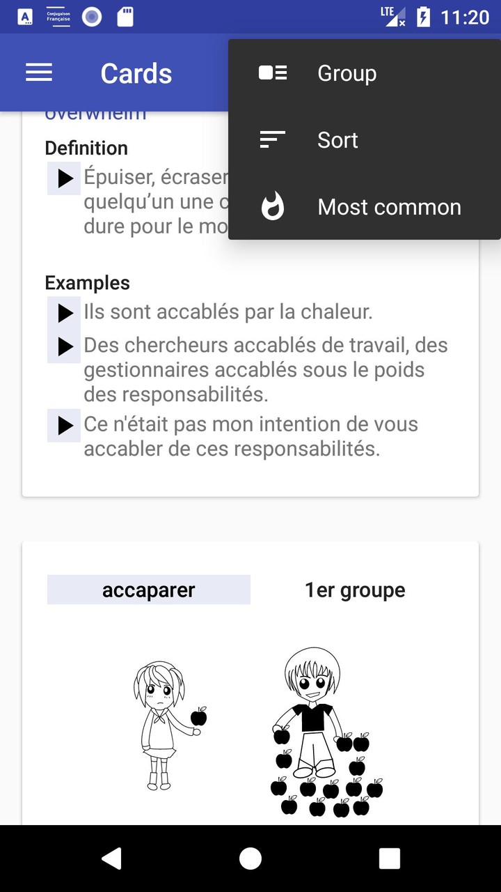 Conjugaison Française screenshot image 2_Popularmodapk.com