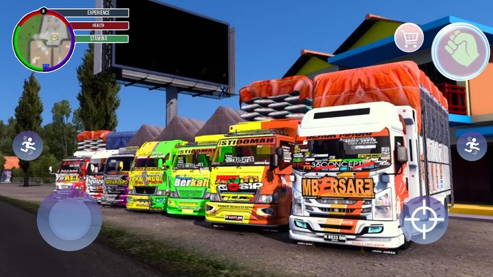 Truk Oleng Simulator 2023 - ID screenshot image 1_Popularmodapk.com