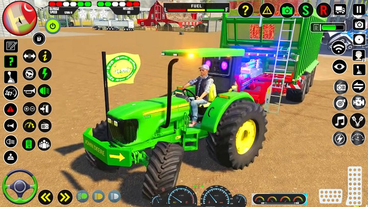Tractor Driving 3D Games screenshot image 4_Popularmodapk.com