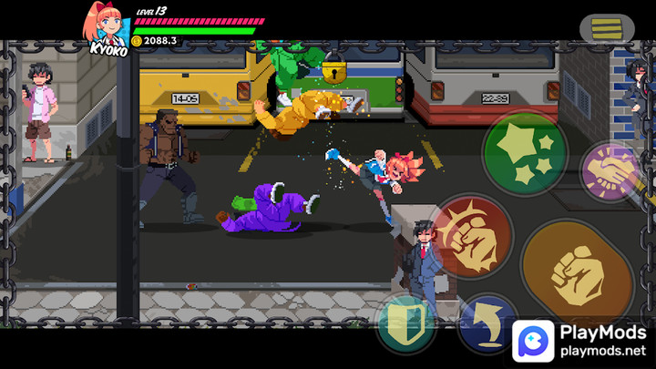 Crunchyroll: River City Girls<span>(mod menu)</span> screenshot image 5_Popularmodapk.com