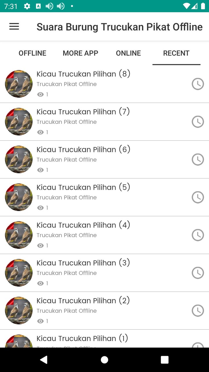 Suara Burung Trucukan Pikat screenshot image 3_Popularmodapk.com