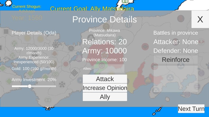 Sengoku Wars screenshot image 2_Popularmodapk.com