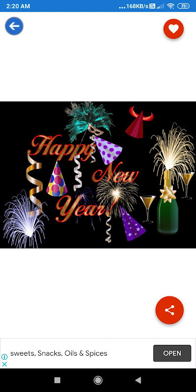Happy New Year:Greeting, Photo Frames, GIF, SMS screenshot image 2_Popularmodapk.com