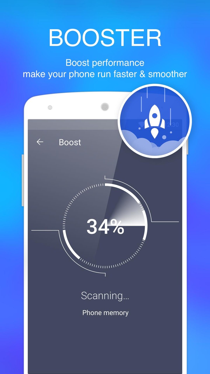 Phone Booster - Fast & Clean screenshot image 1_Popularmodapk.com