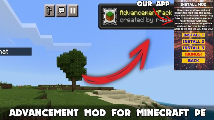 Advancement Mod Minecraft PE screenshot image 12_Popularmodapk.com