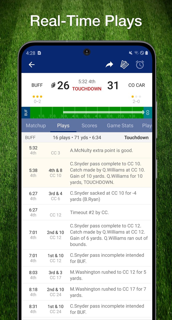 Scores App: College Football screenshot image 6_Popularmodapk.com