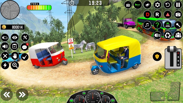 Tuk Tuk Auto Rickshaw Offroad screenshot image 1_Popularmodapk.com