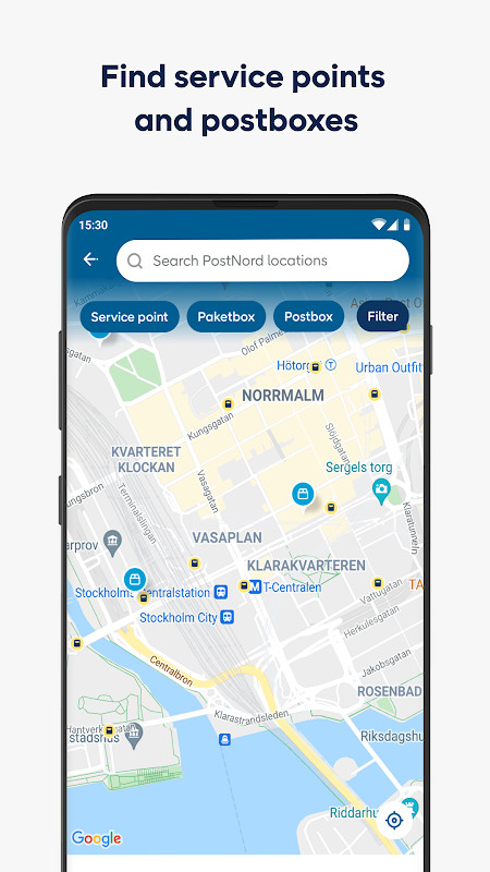 PostNord - Track and send parcels screenshot image 6_Popularmodapk.com