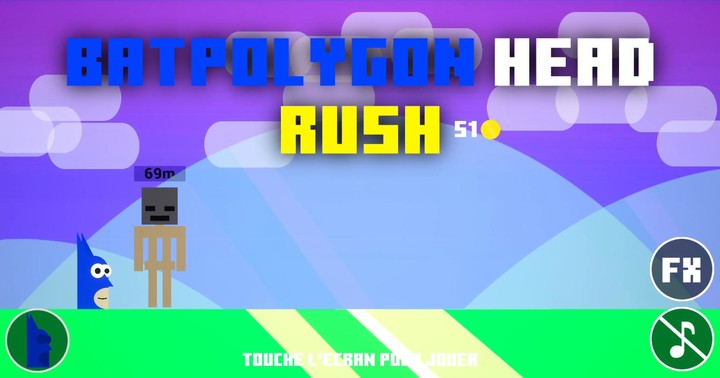 Batpolygon Head Rush screenshot image 1_Popularmodapk.com
