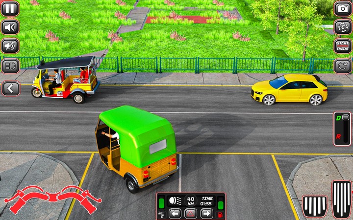 City Rickshaw Driving Games screenshot image 4_Popularmodapk.com