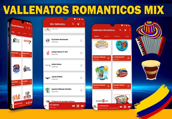 Vallenatos Romanticos Mix screenshot image 3_Popularmodapk.com