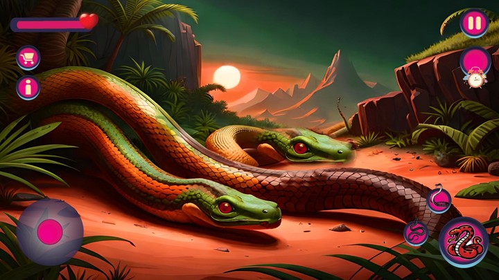 Wild Snake Anaconda Cobra Game screenshot image 2_Popularmodapk.com