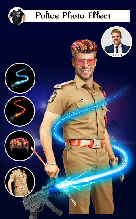 Policer - Men Women Police photo suit Editor Set screenshot image 7_Popularmodapk.com