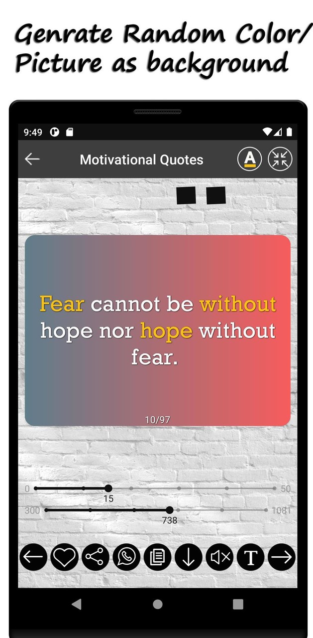 Quotes Saying and Status Saver screenshot image 10_Popularmodapk.com