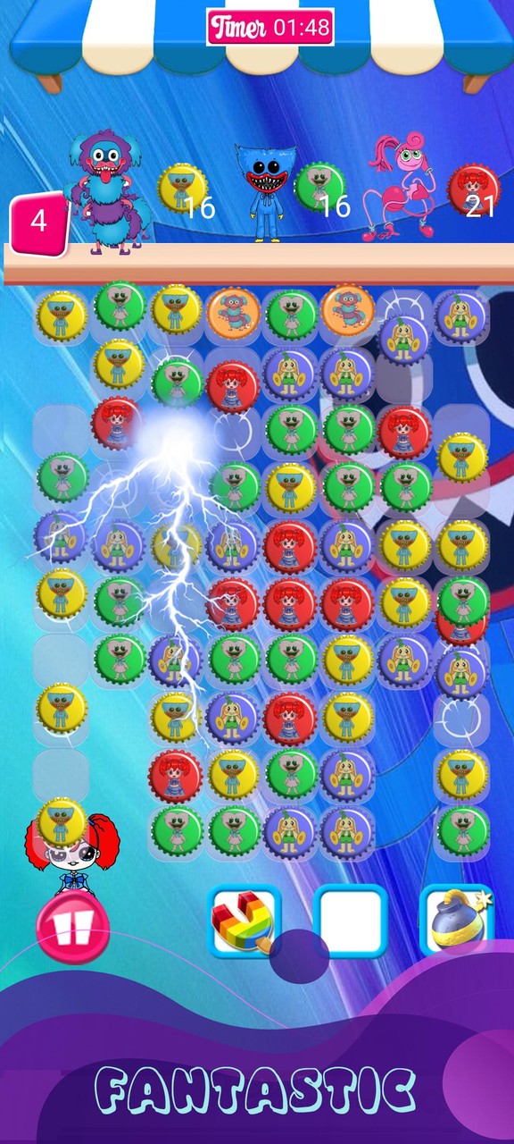 Poppy Huggy Mommy Tile Match screenshot image 5_Popularmodapk.com