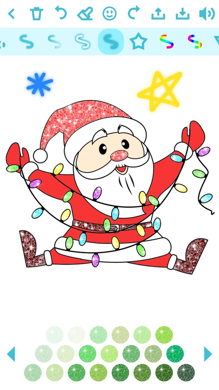 Christmas kids coloring screenshot image 5_Popularmodapk.com