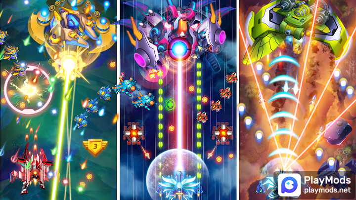 Galaxy Strike: Space Shooter<span>(Remove ads)</span> screenshot image 1_Popularmodapk.com