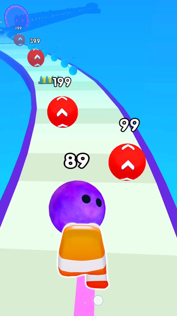 Alphabet Run: Rolling Balls screenshot image 1_Popularmodapk.com