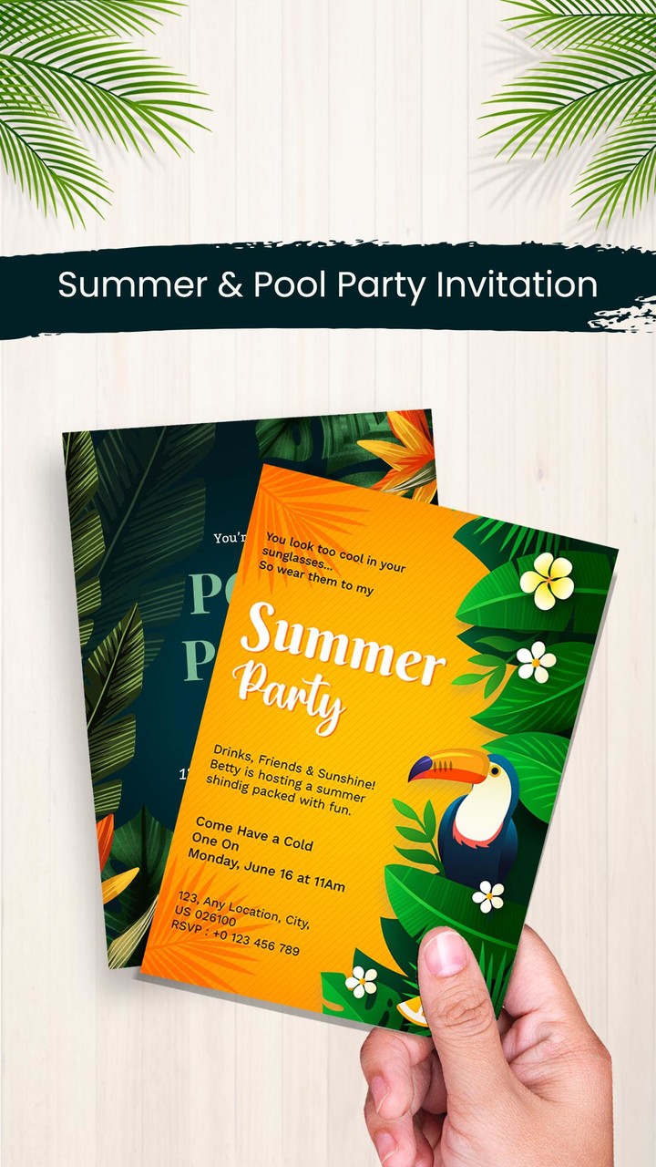 Invitation Maker, Card Maker screenshot image 10_Popularmodapk.com