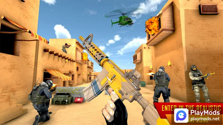 Real Fps Shooter Games Gun Ops<span>(Unlimited Money)</span> screenshot image 4_Popularmodapk.com