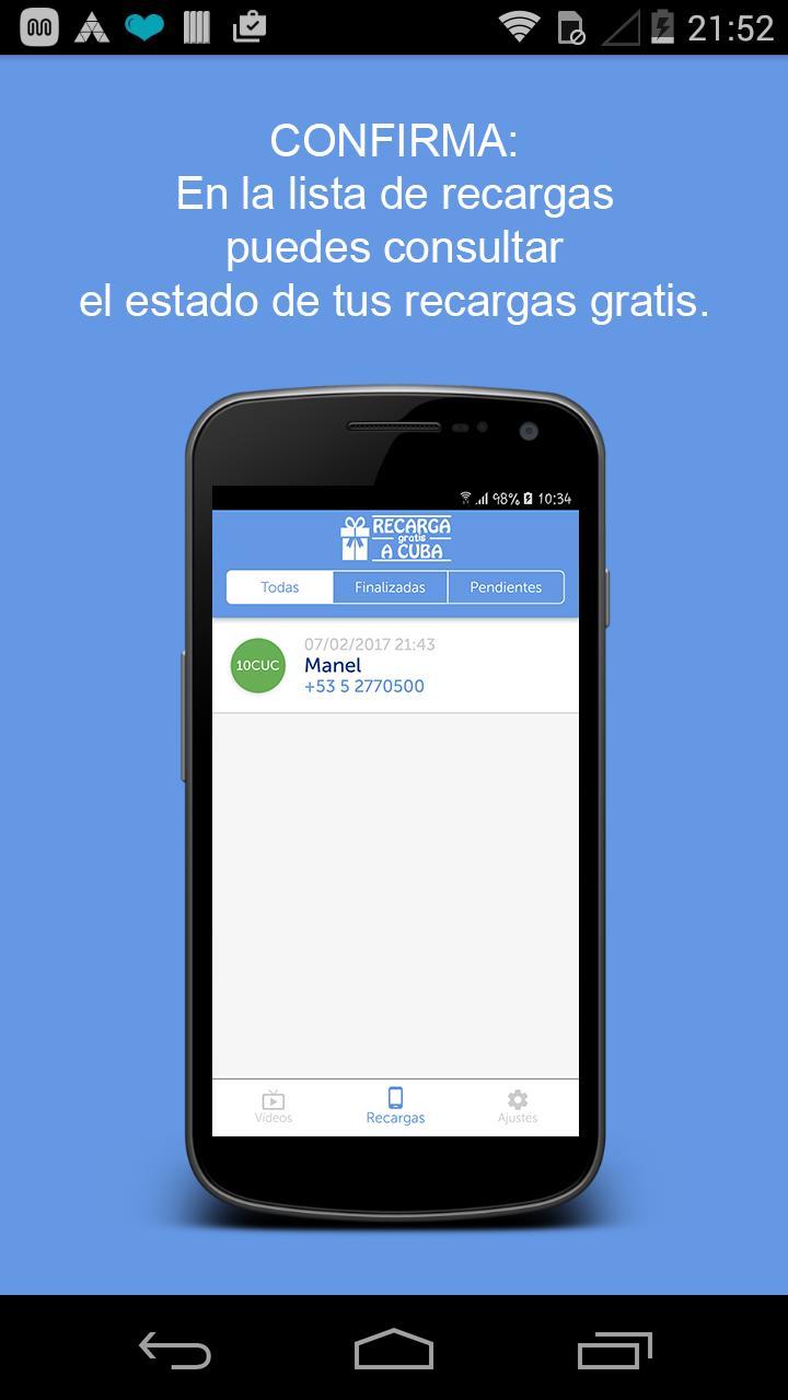 Regala recargas a Cuba screenshot image 2_Popularmodapk.com