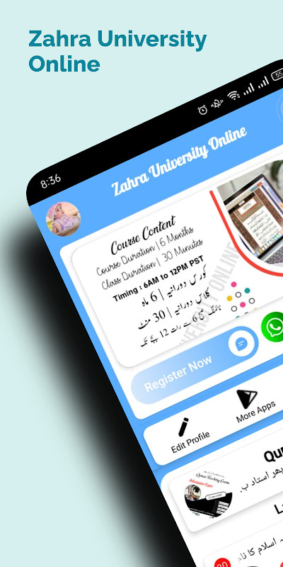 Zahra University Programs screenshot image 6_Popularmodapk.com