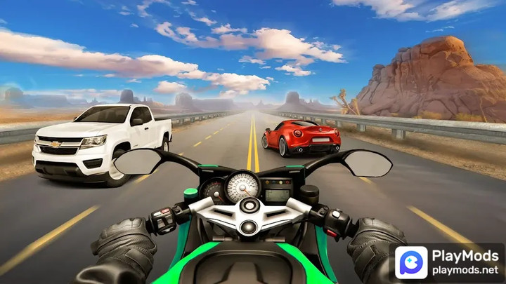 Traffic Moto Racing 3D<span>(No Ads)</span> screenshot image 2_Popularmodapk.com