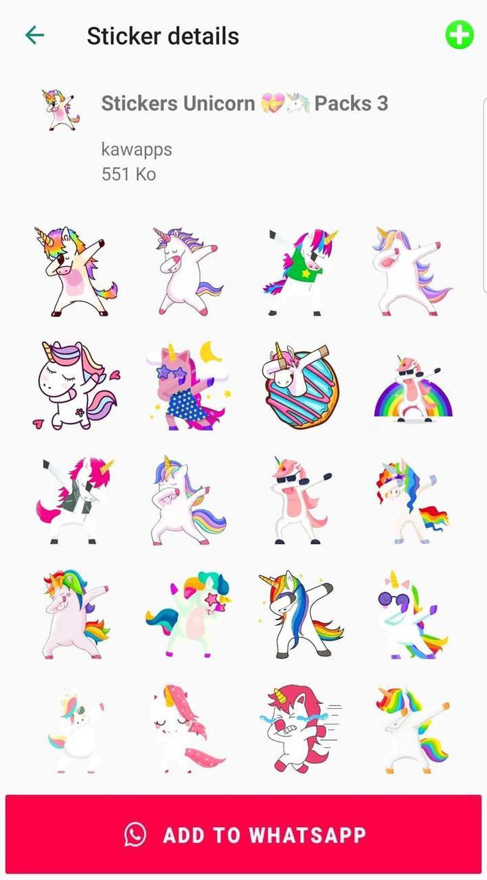 Unicorn Stickers for WhatsApp screenshot image 7_Popularmodapk.com