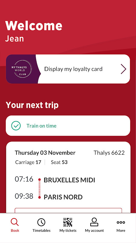 Thalys - International trains screenshot image 9_Popularmodapk.com