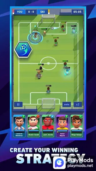 AFK Football: RPG Soccer Games<span>(Unlimited Money)</span> screenshot image 1_Popularmodapk.com