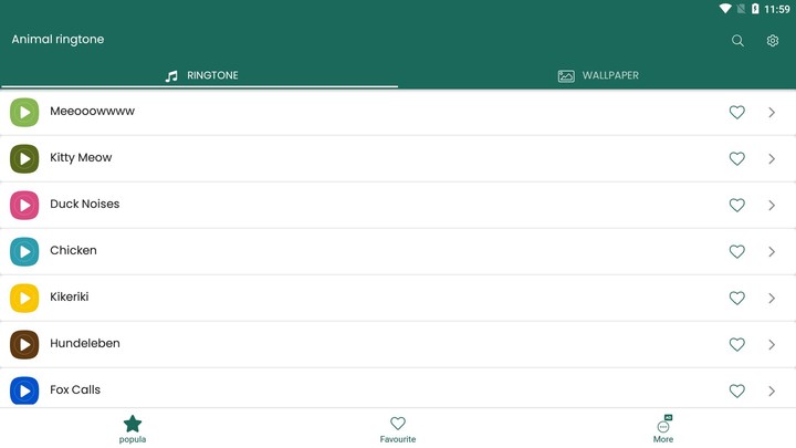 Animal Ringtones & Wallpapers screenshot image 1_Popularmodapk.com