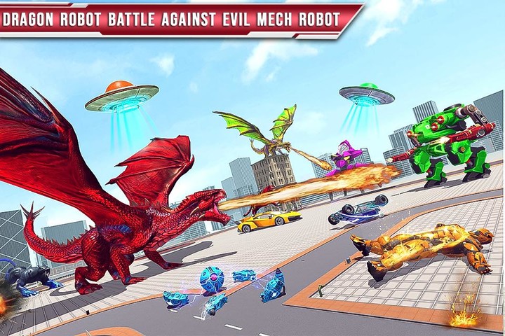 Dragon Battle - Robot Car Game screenshot image 6_Popularmodapk.com