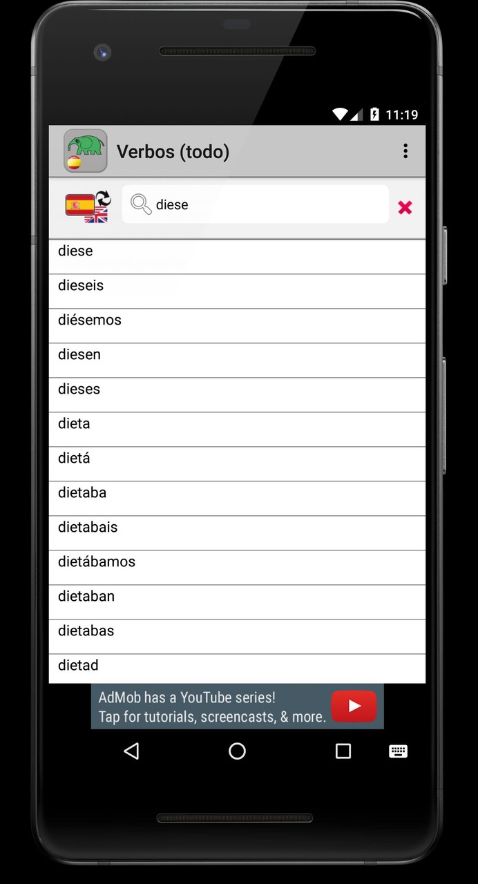 10000 Spanish Verbs screenshot image 2_Popularmodapk.com