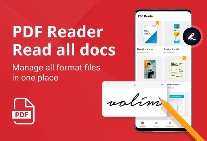 PDF Reader - PDF Viewer screenshot image 1_Popularmodapk.com