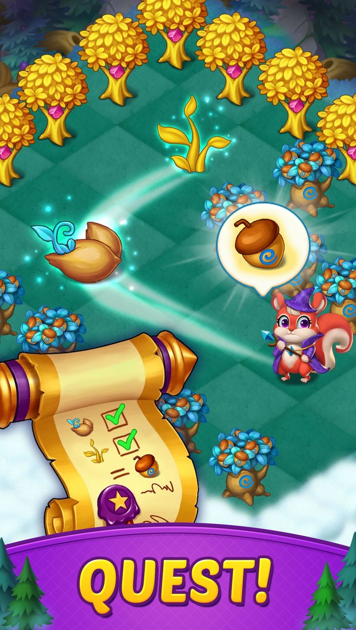 Merge Witches-Match Puzzles screenshot image 4_Popularmodapk.com