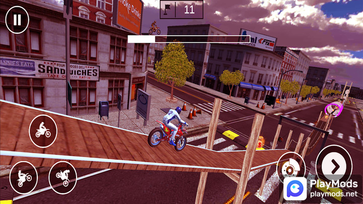 Superhero Bike Stunt Racing<span>(Speed change)</span> screenshot image 2_Popularmodapk.com