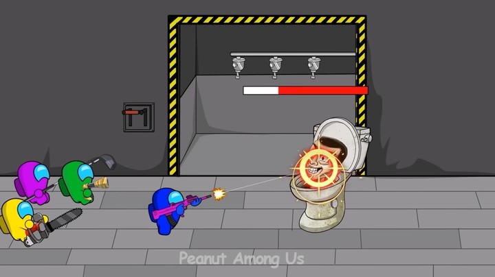 Skibidi toilet vs amongus screenshot image 3_Popularmodapk.com