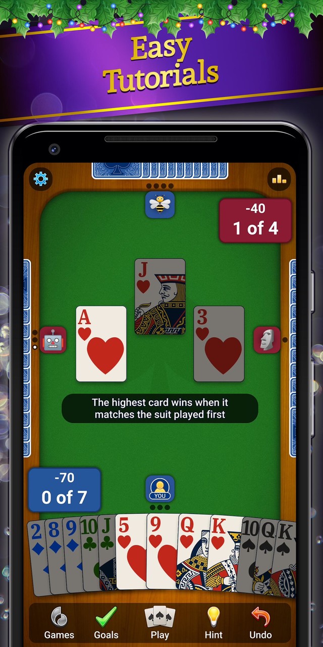 Spades: Classic Card Games screenshot image 2_Popularmodapk.com