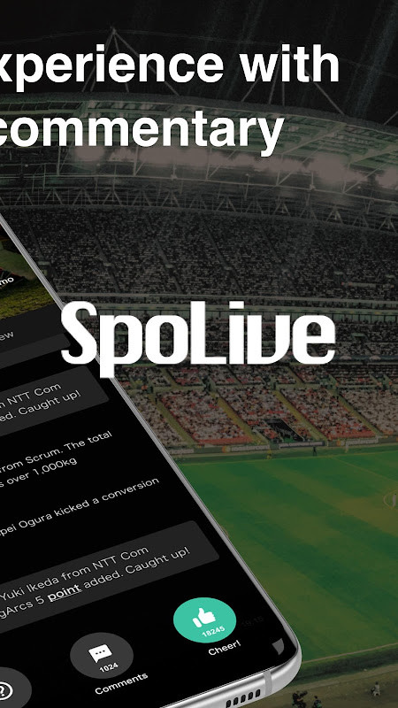 SpoLive: Live Sports&Cheering screenshot image 6_Popularmodapk.com